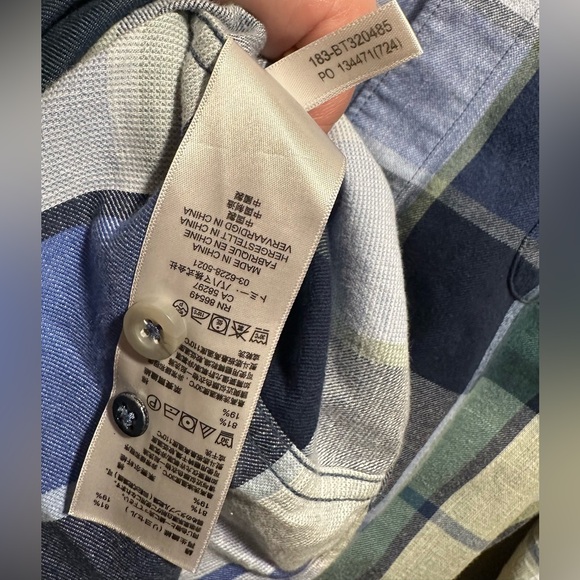 Tommy Bahama Plaid Button Down - Picture 5 of 6